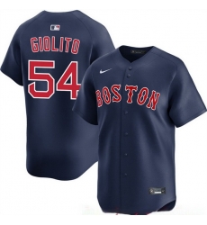 Men Boston Red Sox 54 Lucas Giolito Navy Alternate Limited Stitched Baseball Jersey