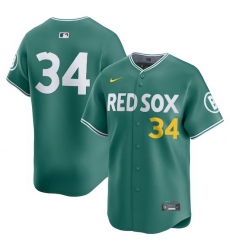 Men Boston Red Sox ACTIVE PLAYER Custom Green 2025 City Connect Limited Stitched Baseball Jersey Men Boston Red Sox ACTIVE PLAYER Custom Green 2025 City Connect Limited Stitched Baseball Jersey