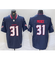 Men Houston Texans 31 Dameon Pierce Navy F U S E Vapor Limited Stitched Footb Men Houston Texans 31 Dameon Pierce Navy F U S E Vapor Limited Stitched Footb