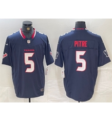 Men Houston Texans 5 Jalen Pitre Navy F U S E Vapor Limited Stitched Footb Men Houston Texans 5 Jalen Pitre Navy F U S E Vapor Limited Stitched Footb