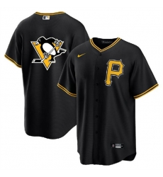Men Pittsburgh Pirates 26 Penguins Black Cool Base Stitched Jersey Men Pittsburgh Pirates 26 Penguins Black Cool Base Stitched Jersey