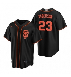 Men San Francisco New York Giants 23 Joc Pederson Black Cool Base Stitched Jerse Men San Francisco New York Giants 23 Joc Pederson Black Cool Base Stitched Jerse