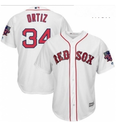 Mens Majestic Boston Red Sox 34 David Ortiz Replica White Home Retirement Patch Cool Base MLB Jersey Mens Majestic Boston Red Sox 34 David Ortiz Replica White Home Retirement Patch Cool Base MLB Jersey