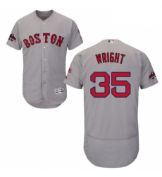 Mens Majestic Boston Red Sox 35 Steven Wright Grey Road Flex Base Authentic Collection 2018 World Series Jersey Mens Majestic Boston Red Sox 35 Steven Wright Grey Road Flex Base Authentic Collection 2018 World Series Jersey
