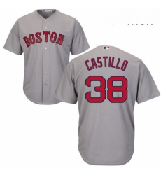 Mens Majestic Boston Red Sox 38 Rusney Castillo Replica Grey Road Cool Base MLB Jersey Mens Majestic Boston Red Sox 38 Rusney Castillo Replica Grey Road Cool Base MLB Jersey