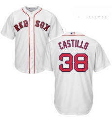 Mens Majestic Boston Red Sox 38 Rusney Castillo Replica White Home Cool Base MLB Jersey Mens Majestic Boston Red Sox 38 Rusney Castillo Replica White Home Cool Base MLB Jersey