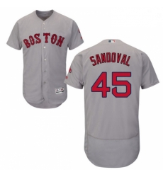 Mens Majestic Boston Red Sox 45 Pedro Martinez Grey Road Flex Base Authentic Collection MLB Jersey Mens Majestic Boston Red Sox 45 Pedro Martinez Grey Road Flex Base Authentic Collection MLB Jersey