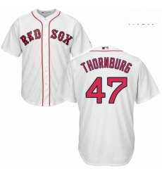 Mens Majestic Boston Red Sox 47 Tyler Thornburg Replica White Home Cool Base MLB Jersey Mens Majestic Boston Red Sox 47 Tyler Thornburg Replica White Home Cool Base MLB Jersey