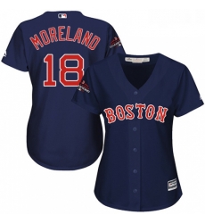 Womens Majestic Boston Red Sox 18 Mitch Moreland Authentic Navy Blue Alternate Road 2018 World Series Champions MLB Jersey Womens Majestic Boston Red Sox 18 Mitch Moreland Authentic Navy Blue Alternate Road 2018 World Series Champions MLB Jersey