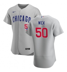 Men Chicago Cubs 50 Rowan Wick Men Nike Gray Road 2020 Flex Base Team Jersey Men Chicago Cubs 50 Rowan Wick Men Nike Gray Road 2020 Flex Base Team Jersey
