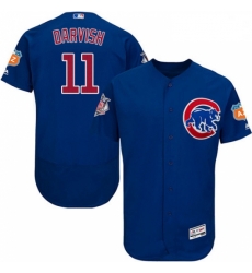 Mens Majestic Chicago Cubs 11 Yu Darvish Royal Blue Alternate Flex Base Authentic Collection MLB Jersey Mens Majestic Chicago Cubs 11 Yu Darvish Royal Blue Alternate Flex Base Authentic Collection MLB Jersey