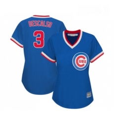 Womens Chicago Cubs 3 Daniel Descalso Authentic Royal Blue Cooperstown Baseball Jersey Womens Chicago Cubs 3 Daniel Descalso Authentic Royal Blue Cooperstown Baseball Jersey