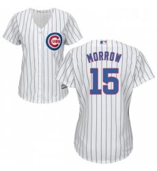 Womens Majestic Chicago Cubs 15 Brandon Morrow Replica White Home Cool Base MLB Jersey Womens Majestic Chicago Cubs 15 Brandon Morrow Replica White Home Cool Base MLB Jersey