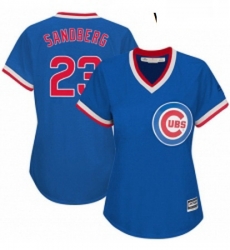 Womens Majestic Chicago Cubs 23 Ryne Sandberg Authentic Royal Blue Cooperstown MLB Jersey Womens Majestic Chicago Cubs 23 Ryne Sandberg Authentic Royal Blue Cooperstown MLB Jersey