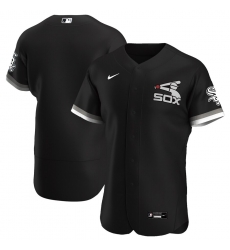 Men Chicago White Sox Men Nike Black Alternate 2020 Flex Base Team MLB Jersey Men Chicago White Sox Men Nike Black Alternate 2020 Flex Base Team MLB Jersey