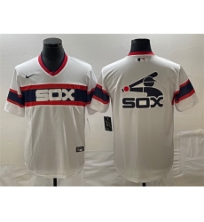 Men Chicago White Sox White Team Big Logo Cool Base Stitched Jersey Men Chicago White Sox White Team Big Logo Cool Base Stitched Jersey