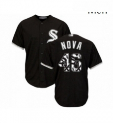 Mens Chicago White Sox 46 Ivan Nova Authentic Black Team Logo Fashion Cool Base Baseball Jersey Mens Chicago White Sox 46 Ivan Nova Authentic Black Team Logo Fashion Cool Base Baseball Jersey
