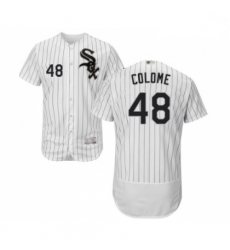 Mens Chicago White Sox 48 Alex Colome White Home Flex Base Authentic Collection Baseball Jersey Mens Chicago White Sox 48 Alex Colome White Home Flex Base Authentic Collection Baseball Jersey