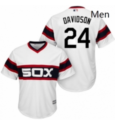 Mens Majestic Chicago White Sox 24 Matt Davidson Replica White 2013 Alternate Home Cool Base MLB Jersey Mens Majestic Chicago White Sox 24 Matt Davidson Replica White 2013 Alternate Home Cool Base MLB Jersey