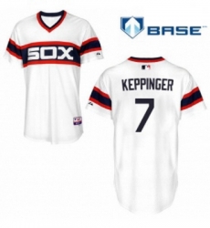 Mens Majestic Chicago White Sox 7 Jeff Keppinger White Alternate Flex Base Authentic Collection MLB Jersey Mens Majestic Chicago White Sox 7 Jeff Keppinger White Alternate Flex Base Authentic Collection MLB Jersey