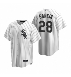 Mens Nike Chicago White Sox 28 Leury Garcia White Home Stitched Baseball Jersey Mens Nike Chicago White Sox 28 Leury Garcia White Home Stitched Baseball Jersey