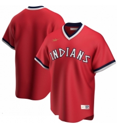 Men Cleveland Indians Nike Road Cooperstown Collection Team MLB Jersey Red Men Cleveland Indians Nike Road Cooperstown Collection Team MLB Jersey Red