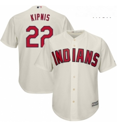 Mens Majestic Cleveland Indians 22 Jason Kipnis Replica Cream Alternate 2 Cool Base MLB Jersey Mens Majestic Cleveland Indians 22 Jason Kipnis Replica Cream Alternate 2 Cool Base MLB Jersey