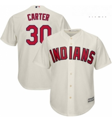 Mens Majestic Cleveland Indians 30 Joe Carter Replica Cream Alternate 2 Cool Base MLB Jersey Mens Majestic Cleveland Indians 30 Joe Carter Replica Cream Alternate 2 Cool Base MLB Jersey