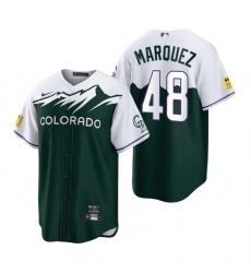 Men Nike Nike Colorado Rockies #48 German Marquez City Connect Stitched Flex Base Baseball Jersey Men Nike Nike Colorado Rockies #48 German Marquez City Connect Stitched Flex Base Baseball Jersey