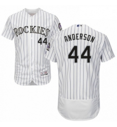 Mens Majestic Colorado Rockies 44 Tyler Anderson White Home Flex Base Authentic Collection MLB Jersey Mens Majestic Colorado Rockies 44 Tyler Anderson White Home Flex Base Authentic Collection MLB Jersey