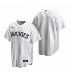 Mens Nike Colorado Rockies Blank White Home Stitched Baseball Jersey Mens Nike Colorado Rockies Blank White Home Stitched Baseball Jersey