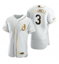 Detroit Tigers 3 Alan Trammell White Nike Mens Authentic Golden Edition MLB Jersey Detroit Tigers 3 Alan Trammell White Nike Mens Authentic Golden Edition MLB Jersey