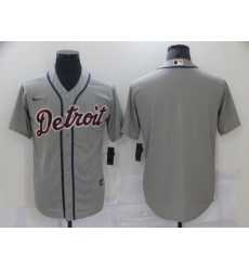 Men Nike Detroit Tigers Blank Grey Baseball Stitched MLB Jersey
