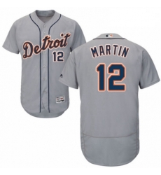 Mens Majestic Detroit Tigers 12 Leonys Martin Grey Road Flex Base Authentic Collection MLB Jersey Mens Majestic Detroit Tigers 12 Leonys Martin Grey Road Flex Base Authentic Collection MLB Jersey