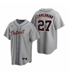 Mens Nike Detroit Tigers 27 Jordan Zimmermann Gray Road Stitched Baseball Jerse Mens Nike Detroit Tigers 27 Jordan Zimmermann Gray Road Stitched Baseball Jerse