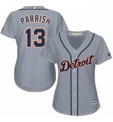 Womens Majestic Detroit Tigers 13 Lance Parrish Replica Grey Road Cool Base MLB Jersey Womens Majestic Detroit Tigers 13 Lance Parrish Replica Grey Road Cool Base MLB Jersey