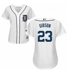 Womens Majestic Detroit Tigers 23 Kirk Gibson Replica White Home Cool Base MLB Jersey Womens Majestic Detroit Tigers 23 Kirk Gibson Replica White Home Cool Base MLB Jersey