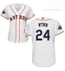 Womens Majestic Houston Astros 24 Jimmy Wynn Replica White Home 2017 World Series Champions Cool Base MLB Jersey Womens Majestic Houston Astros 24 Jimmy Wynn Replica White Home 2017 World Series Champions Cool Base MLB Jersey