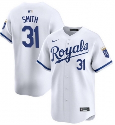 Men Kansas City Royals 31 Will Smith White 2024 Home Limited Cool Base Stitched Baseball Jersey Men Kansas City Royals 31 Will Smith White 2024 Home Limited Cool Base Stitched Baseball Jersey