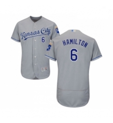 Mens Kansas City Royals 6 Billy Hamilton Grey Road Flex Base Authentic Collection Baseball Jersey Mens Kansas City Royals 6 Billy Hamilton Grey Road Flex Base Authentic Collection Baseball Jersey