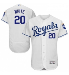 Mens Majestic Kansas City Royals 20 Frank White White Flexbase Authentic Collection MLB Jersey Mens Majestic Kansas City Royals 20 Frank White White Flexbase Authentic Collection MLB Jersey