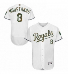 Mens Majestic Kansas City Royals 8 Mike Moustakas Authentic White 2016 Memorial Day Fashion Flex Base Jerseys Mens Majestic Kansas City Royals 8 Mike Moustakas Authentic White 2016 Memorial Day Fashion Flex Base Jerseys