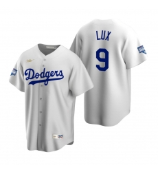 Men Brooklyn Los Angeles Dodgers 9 Gavin Lux White 2020 World Series Champions Cooperstown Collection Jersey Men Brooklyn Los Angeles Dodgers 9 Gavin Lux White 2020 World Series Champions Cooperstown Collection Jersey