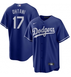 Men Los Angeles Dodgers 17 Shohei Ohtani Blue Cool Base Stitched Jersey Men Los Angeles Dodgers 17 Shohei Ohtani Blue Cool Base Stitched Jersey