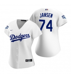 Women Los Angeles Dodgers 74 Kenley Jansen White 2020 World Series Champions Replica Jersey Women Los Angeles Dodgers 74 Kenley Jansen White 2020 World Series Champions Replica Jersey