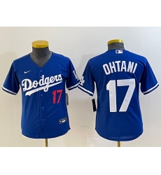 Youth Los Angeles Dodgers 17 Shohei Ohtani Blue Stitched Baseball Jersey Youth Los Angeles Dodgers 17 Shohei Ohtani Blue Stitched Baseball Jersey