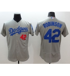 Youth Los Angeles Dodgers #42 Jackie Robinson Grey Flexbase Stitched Jersey Youth Los Angeles Dodgers #42 Jackie Robinson Grey Flexbase Stitched Jersey