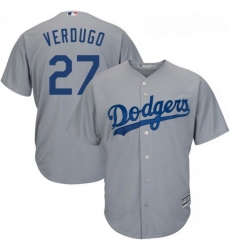 Youth Los Angeles Dodgers Alex Verdugo Gray Cool Base Road Player MLB Jersey Youth Los Angeles Dodgers Alex Verdugo Gray Cool Base Road Player MLB Jersey