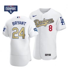 Youth Los Angeles Dodgers Kobe Bryant Gold Program White Flex Base Stitched Jersey Youth Los Angeles Dodgers Kobe Bryant Gold Program White Flex Base Stitched Jersey