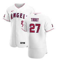 Men Los Angeles Angels 27 Mike Trout Men Nike White Home 2020 Flex Base Player MLB Jersey Men Los Angeles Angels 27 Mike Trout Men Nike White Home 2020 Flex Base Player MLB Jersey